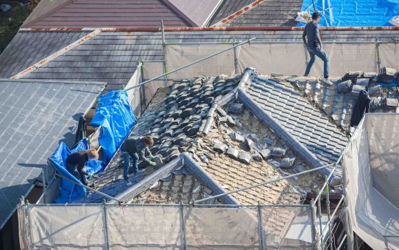 How do you check for roof damage?